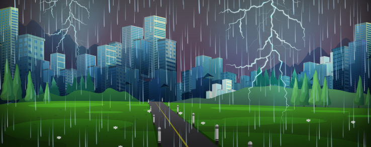 Illustration of power outage utility needs outage communication template