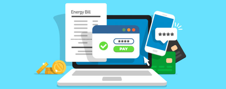 Illustration of marketing paperless billing to utility customers