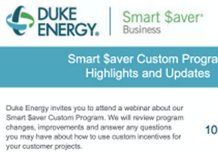 Case study of webinar program for Duke Energy