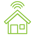 Icon of 3D smarter home
