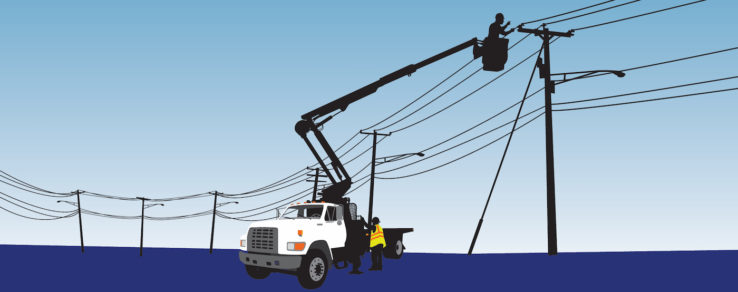 Illustration of planned power outage communications
