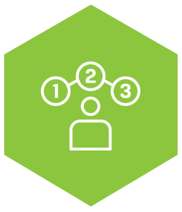 Icon for customer journey mapping