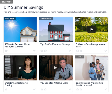 Example of content marketing to educate customers about rising energy costs