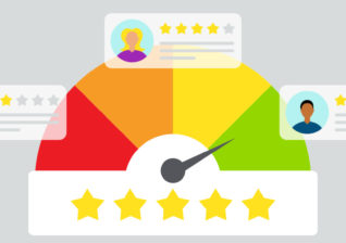 Illustration of energy customer satisfaction for residential customers