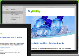 Thumbnail image from case study about utility email platform