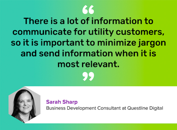 Pull quote about the importance of consistency in utility customer communications