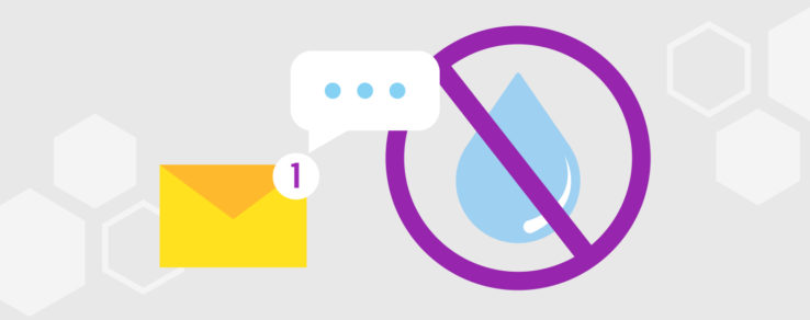 Illustration of water utility communication plan for service interruptions