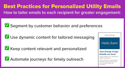Example of best practices for utility email marketing