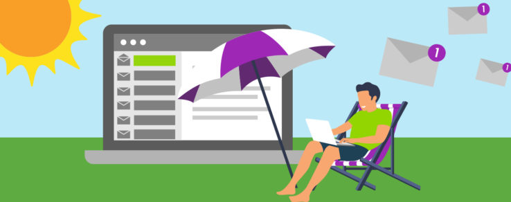 Illustration of utility summer marketing campaign