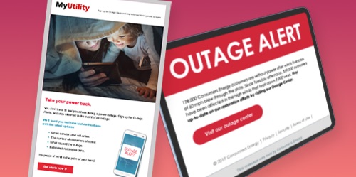 Outage preparation and alert email campaign.